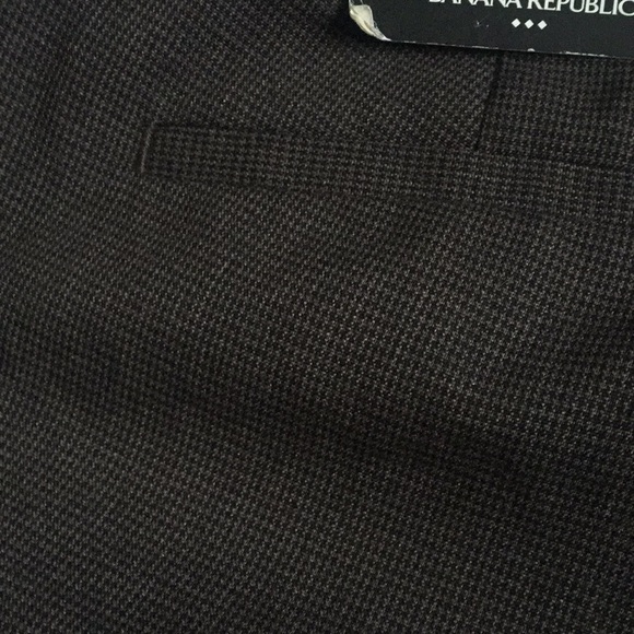 NWT Banana Republic 4 Brown Black Dress Pants - Picture 8 of 9